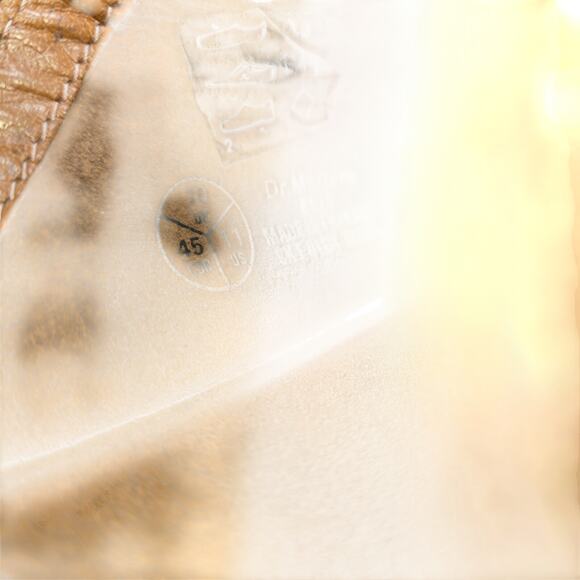 Dr. Martens Doc Martens Men's Size 11 EU 46 Leather Slide Sandals Brown Y2K - Picture 10 of 11